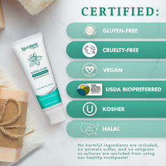 Vegan, cruelty-free, halal and kosher certification icons