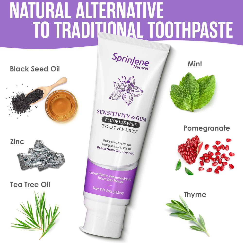 Vegan, SLS-free natural toothpaste made in the USA