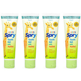 Spry Natural Xylitol Toothpaste for Babies, Toddlers and Kids – Pack of 4, 2 oz each