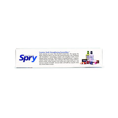 Xylitol toothpaste helping moisturize dry mouth.