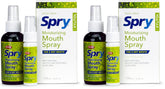 Front view of Spry Natural Xylitol Mouth Spray, pack of 2