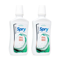 Spry Xylitol Mouthwash Spearmint bottle – 2 pack, 16 fl oz