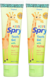 Spry Natural Xylitol Toothpaste for Babies and Toddlers – 2 oz (Pack of 2)