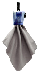 SPUDZ Classic microfiber lens cleaner in clip-on pouch for 6x6 inch cloth