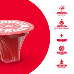 Squish Energy Pre-Workout Fruit Punch inside-pack view showing 12-count convenience.