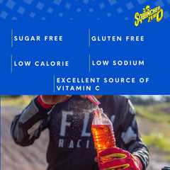 Sqwincher Zero Qwik Stik grape in a glass with ice, emphasizing flavor and hydration.