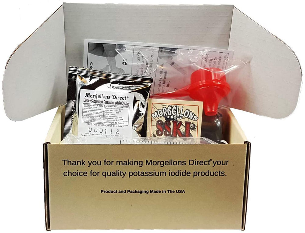 Kit yields twenty 1 fl oz batches of 5% solution