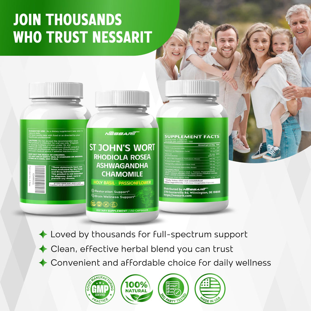 Emotional balance and relaxation benefits from 14 in 1 formula