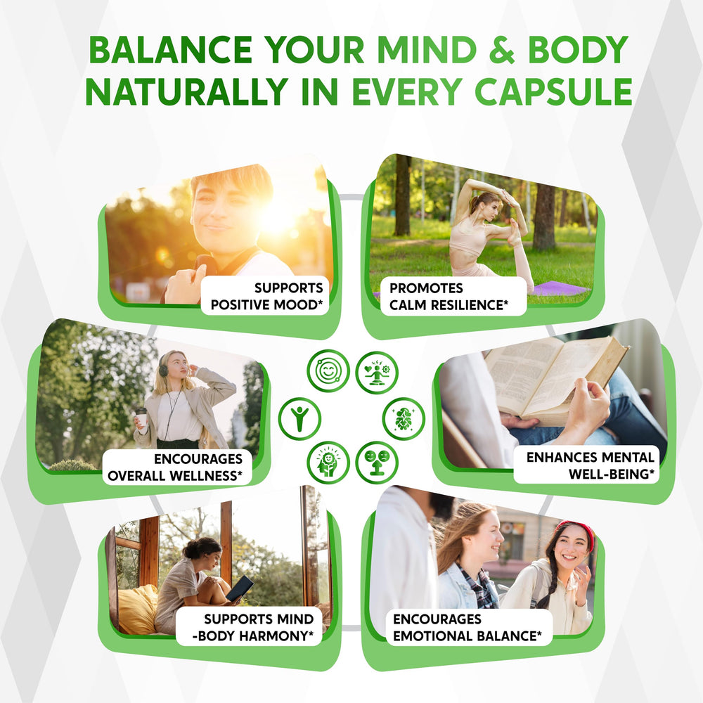 14 in 1 blend ingredients including ST John's Wort Rhodiola Ashwagandha Chamomile