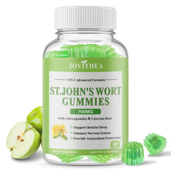 Bottle of St John's Wort Gummies 700mg with Apple Flavor