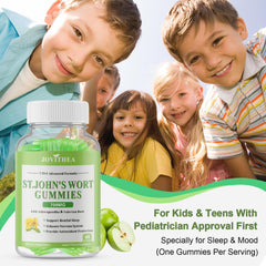 Nutrition and ingredients panel of St John's Wort Gummies