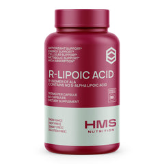 Stabilized R-Lipoic Acid 300mg bottle with 60 capsules