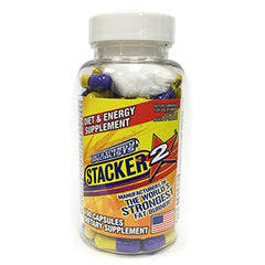 Side view of Stacker 2 Fat Burner Capsule bottle