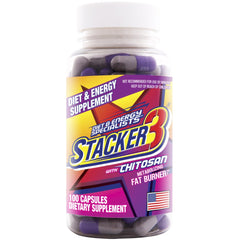 Stacker 3 Metabolizing Fat Burner bottle front label