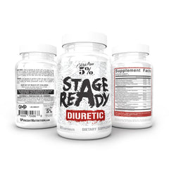 Stage Ready Diuretic bottle back label