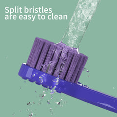 Brush showing densely packed bristles for stain removal