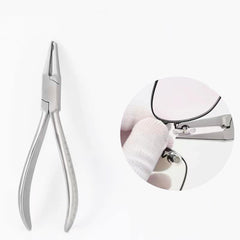 Stainless steel nose pad pliers with durable brackets