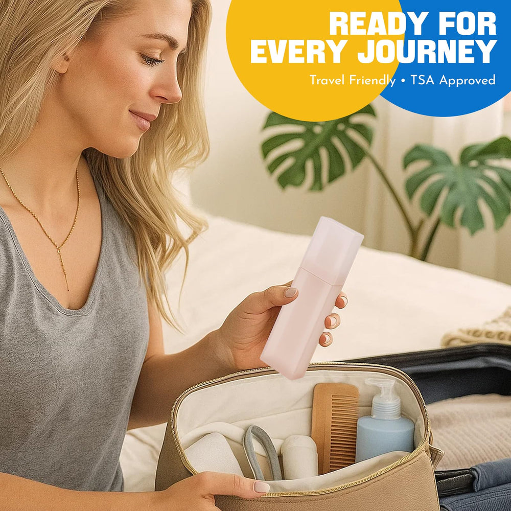 All-in-one oral hygiene kit laid out for daily use