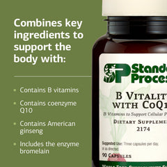 Back label with nutrition facts and ingredients