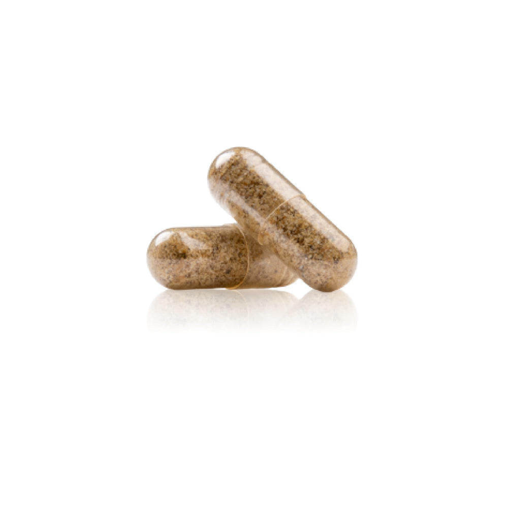 Serving suggestion with Catalyn capsules and a glass of water