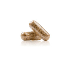 Serving suggestion with Catalyn capsules and a glass of water