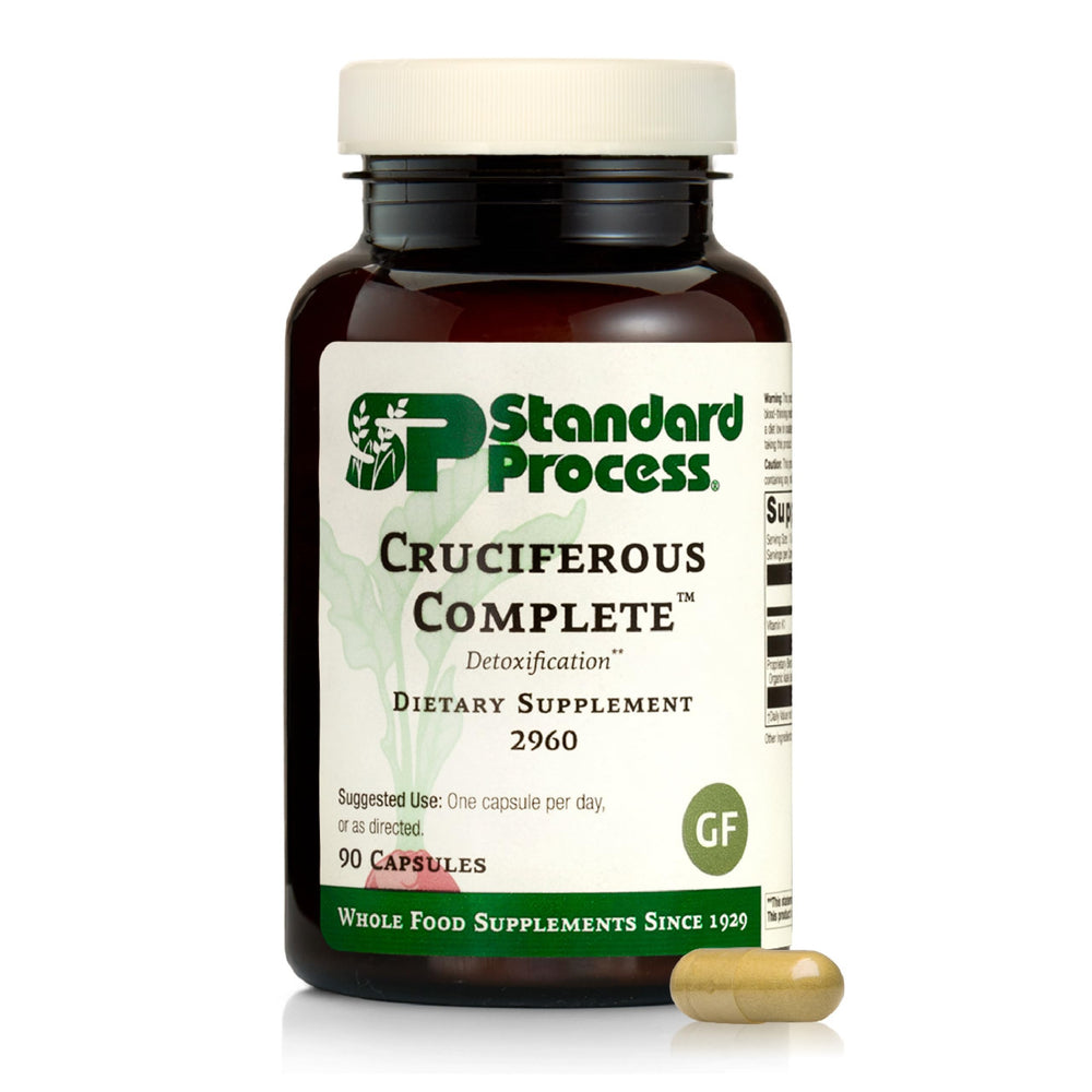Standard Process Cruciferous Complete bottle label