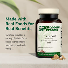 Cyrofood packaging highlighting whole food-based ingredients