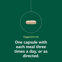 Enzycore supplement facts panel