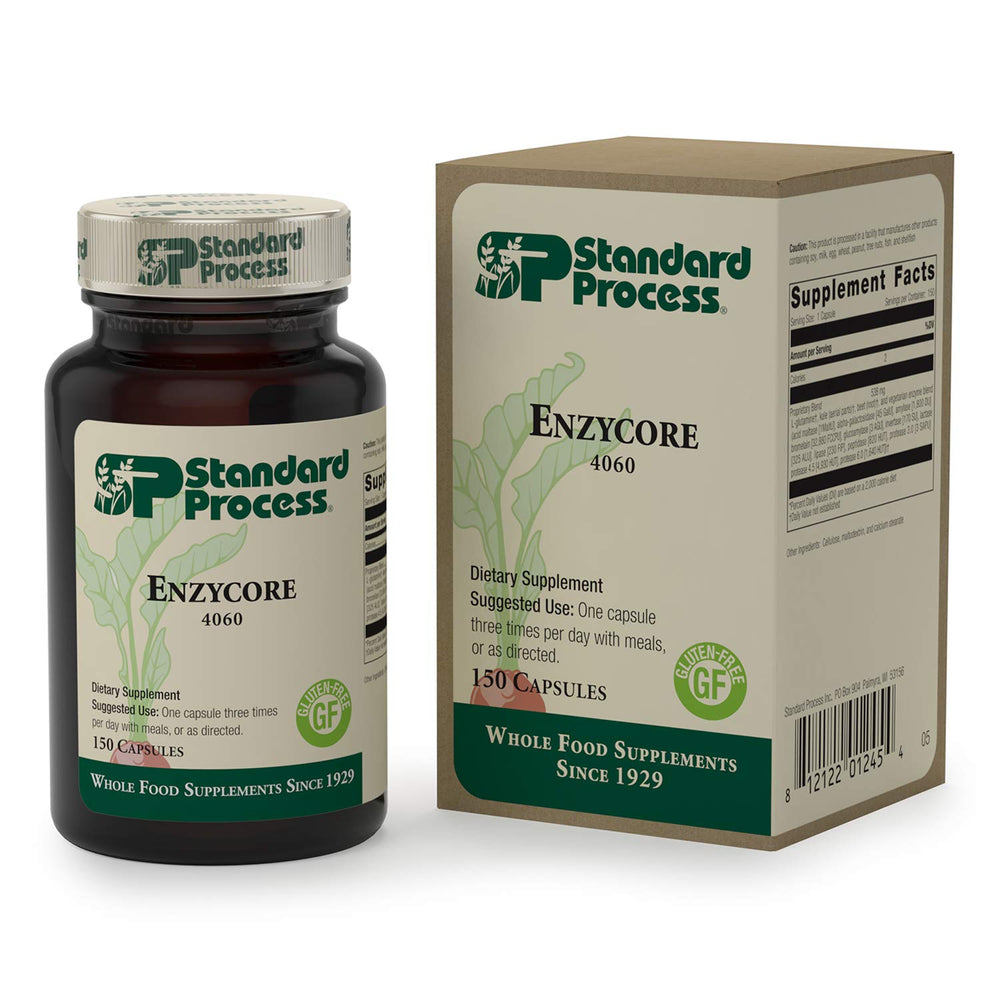 Close-up of Enzycore capsule details