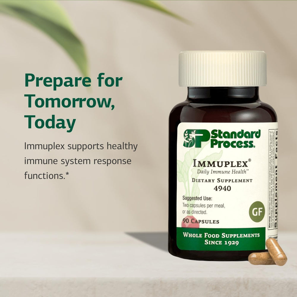 Illustration of minerals and vitamins including zinc and iron