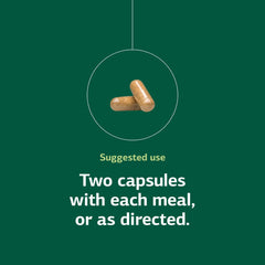 Two Immuplex capsules close-up on white background