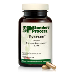 Standard Process Iplex bottle front promoting eye health support.