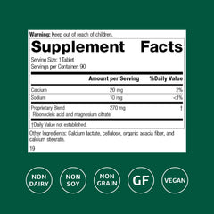 Standard Process RNA bottle with label highlights gluten-free, non-soy composition for diverse diets