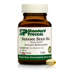 Standard Process Sesame Seed Oil bottle with label