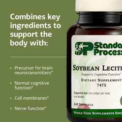 Ingredients overview of Standard Process Soybean Lecithin