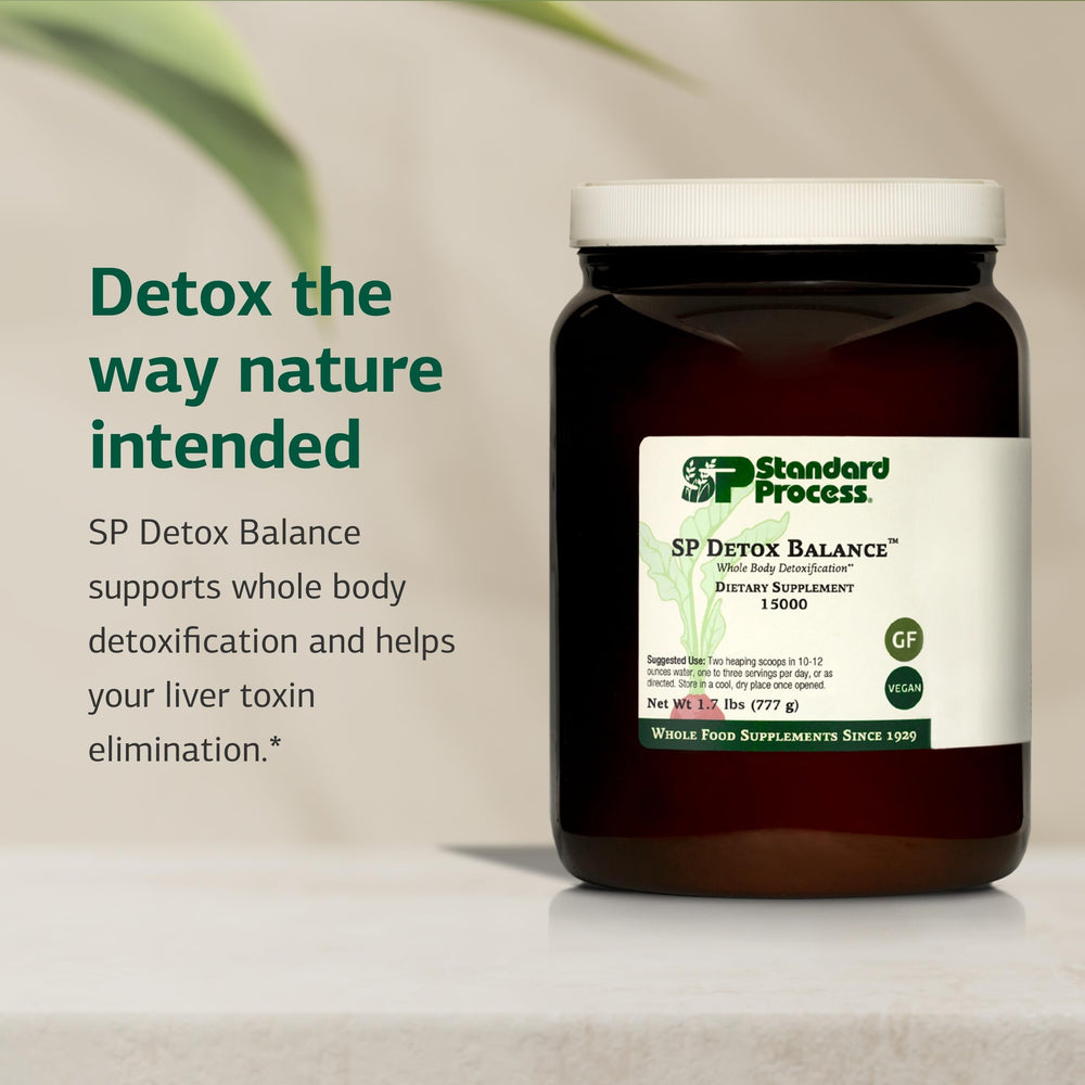 SP Detox Balance pea protein ingredient highlighting plant-based protein source