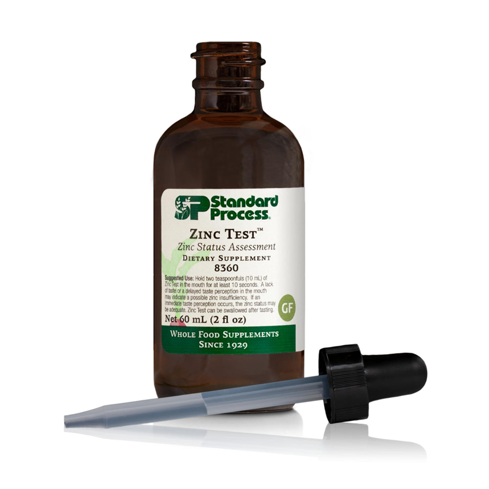 Standard Process Zinc Test bottle with dosage cup