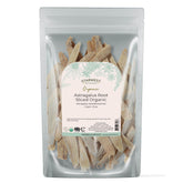 Astragalus root slices close-up for Starwest Botanicals