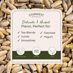 Milk thistle seeds sourced from Bulgaria and Croatia