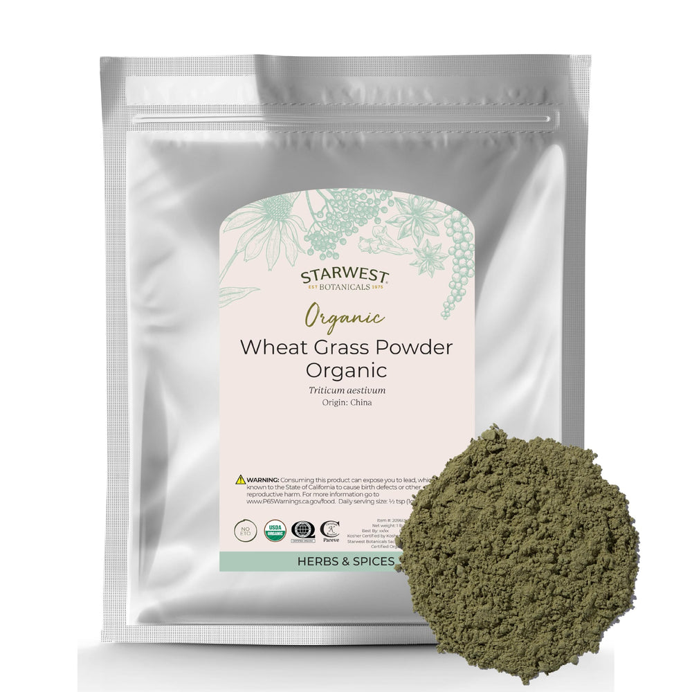 Starwest Botanicals Organic Wheatgrass Powder 1 lb bag