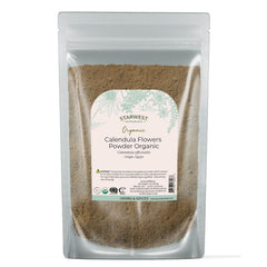 Starwest Calendula Flower Powder 4 oz pouch - front