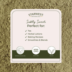 Chamomile powder used to brew tea
