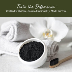 Charcoal powder for skincare applications