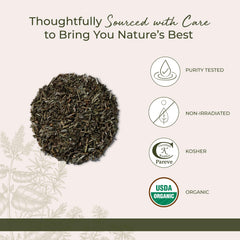 Organic, kosher, non-GMO cleavers herb packaging