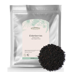 Starwest Botanicals dried elderberries 1 lb bag