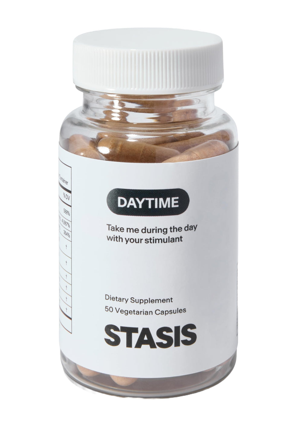 Stasis Daytime bottle on a clean surface