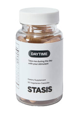 Stasis Daytime bottle on a clean surface
