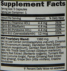 Stat Flush Pack of 2 – back label with supplement details