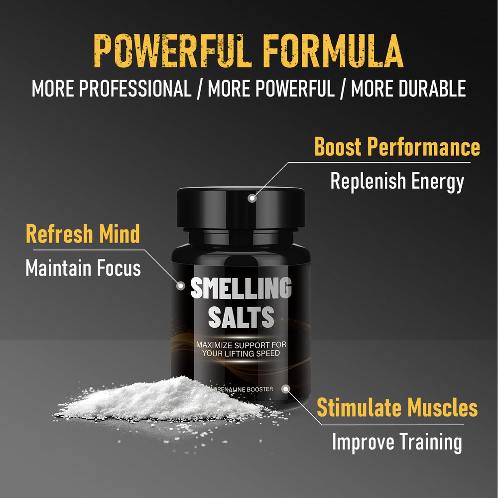 STAY STOKED salts endurance during long lift session conveys sustained performance potential.