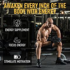STAY STOKED salts energy boost athlete in motion illustrates heightened alertness mid-workout.